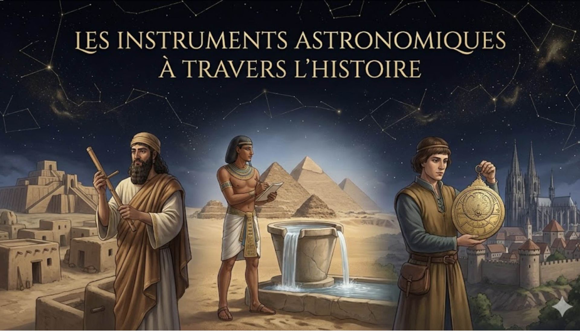 LES INSTRUMENTS ASTRONOMIQUES À TRAVERS L'HISTOIRE