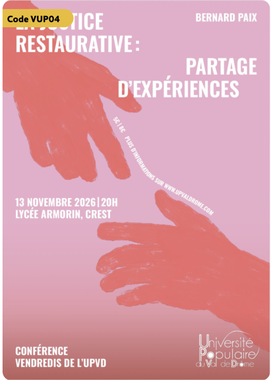 LA JUSTICE RESTAURATIVE: PARTAGE D'EXPÉRIENCES