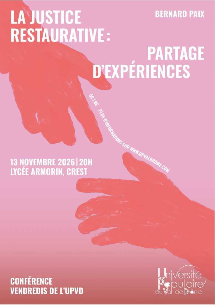 JUSTICE RESTAURATIVE : PARTAGE D'EXPÉRIENCES